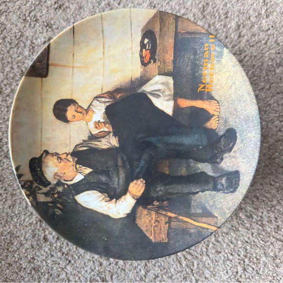 Set of 11 Norman Rockwell Collectors plates. 1979-1991 missing 1980,1990 - Picture 3 of 15